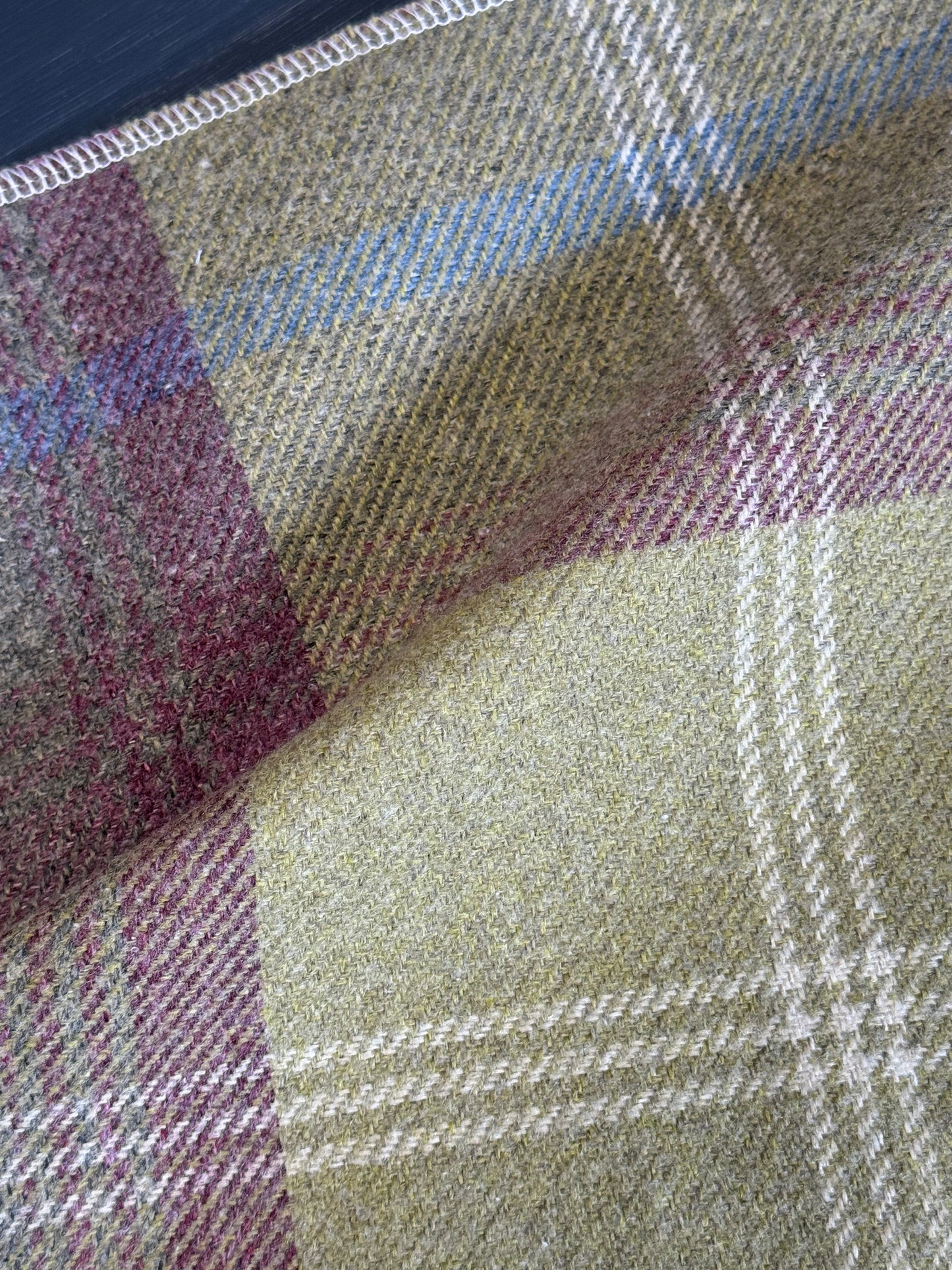 Aubergine Balmoral - Soft Furnishing Polyester/Cotton Mix