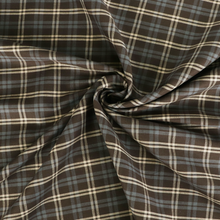 Chocolate Check Organic Cotton