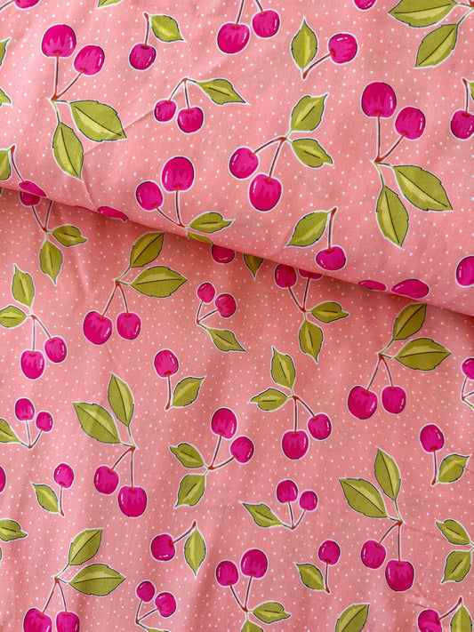 Cherry Pop Viscose by The Crafty Pie