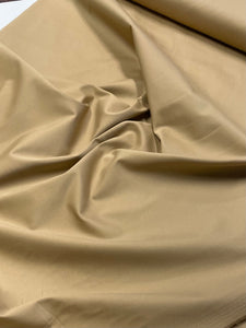 sand stretch cotton twill