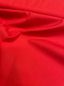 Red cotton twill