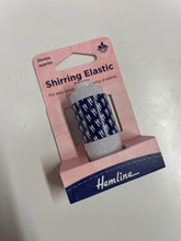 Hemline shirring elastic - white