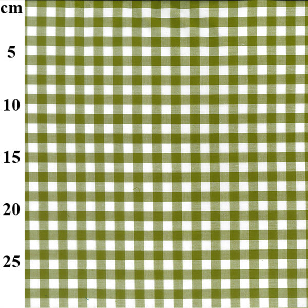 9mm Yarn Dyed Gingham - Green