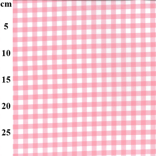 9mm Yarn Dyed Gingham - Pink