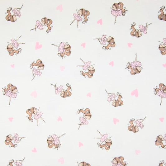 Ballerina Cotton Jersey Remnant