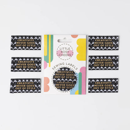 Creativity Never Goes Out of Style - Sewing labels for Clothes and Gifts