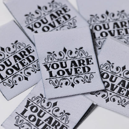 You Are Loved - Sewing labels for Clothes and Gifts