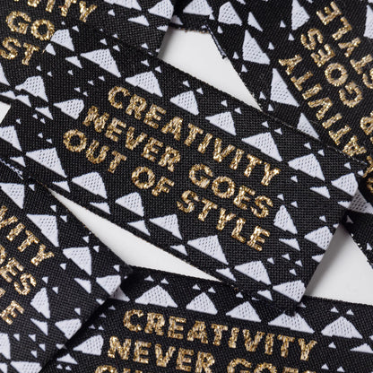 Creativity Never Goes Out of Style - Sewing labels for Clothes and Gifts