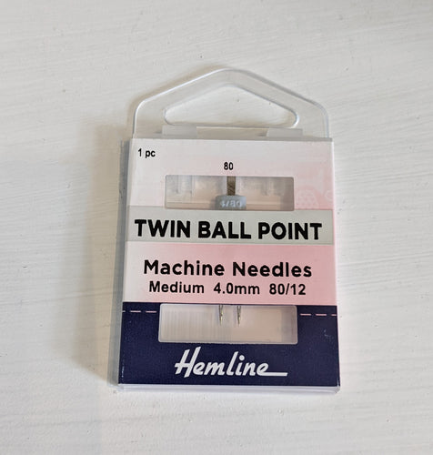 Hemline Twin Ball Point Needles