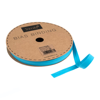 Turquoise Blue Polycotton Bias Binding