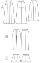 The Pietra Trousers and Shorts Pattern by Closet Core