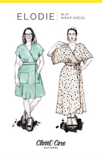 The Elodie Wrap Dress Pattern by Closet Core