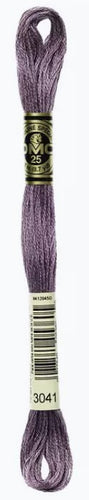 Purple Slate DMC Embroidery Thread 3041