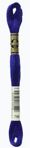 Sévres Blue DMC Embroidery Thread 796