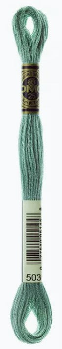 Thyme Green DMC Embroidery Thread 503