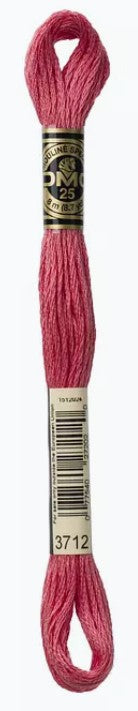 Blush DMC Embroidery Thread 3712