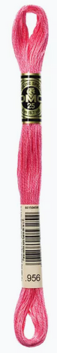 Hot Pink DMC Embroidery Thread 956