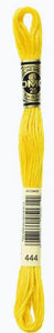 Bright Yellow DMC Embroidery Thread 444