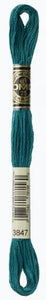 Chinese Green DMC Embroidery Thread 3847