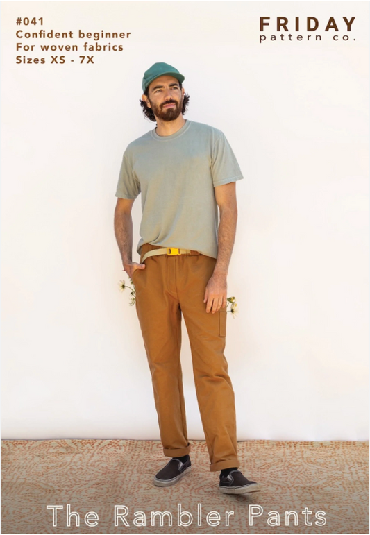 The Rambler Pants Pattern by Friday Pattern Company