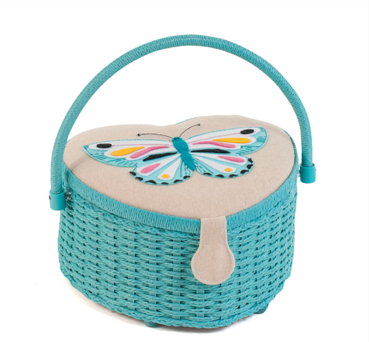 Sewing Box - Butterfly Heart