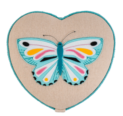 Sewing Box - Butterfly Heart