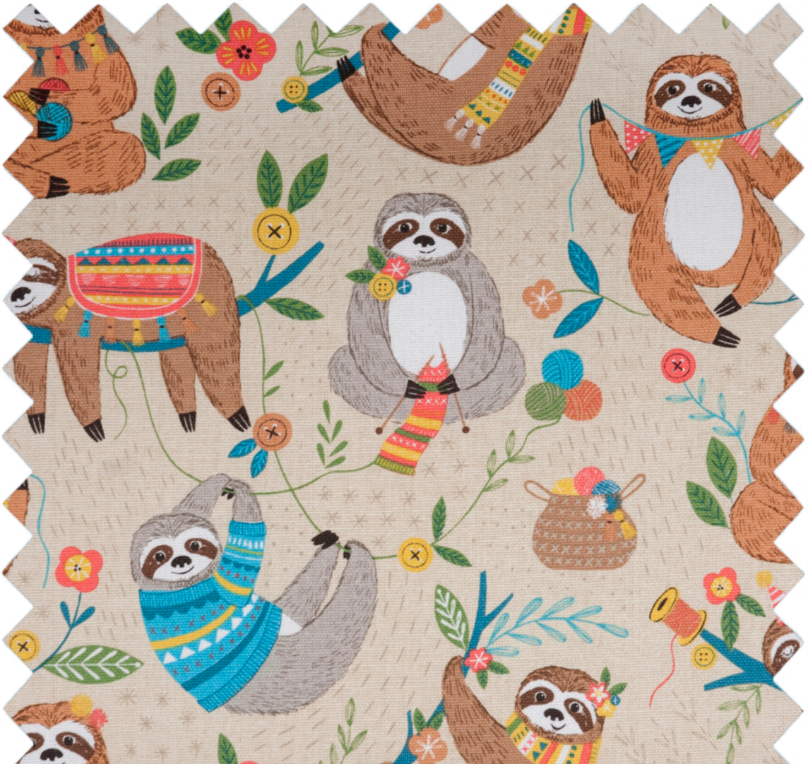 Sewing Box - Sloths