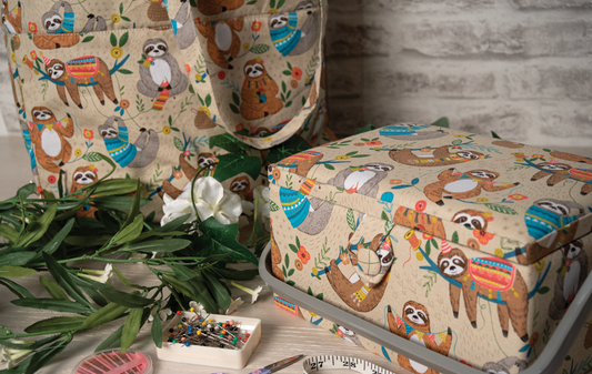 Sewing Box - Sloths