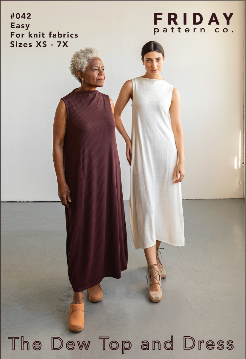 The Dew Top and Dress by Friday Pattern Company