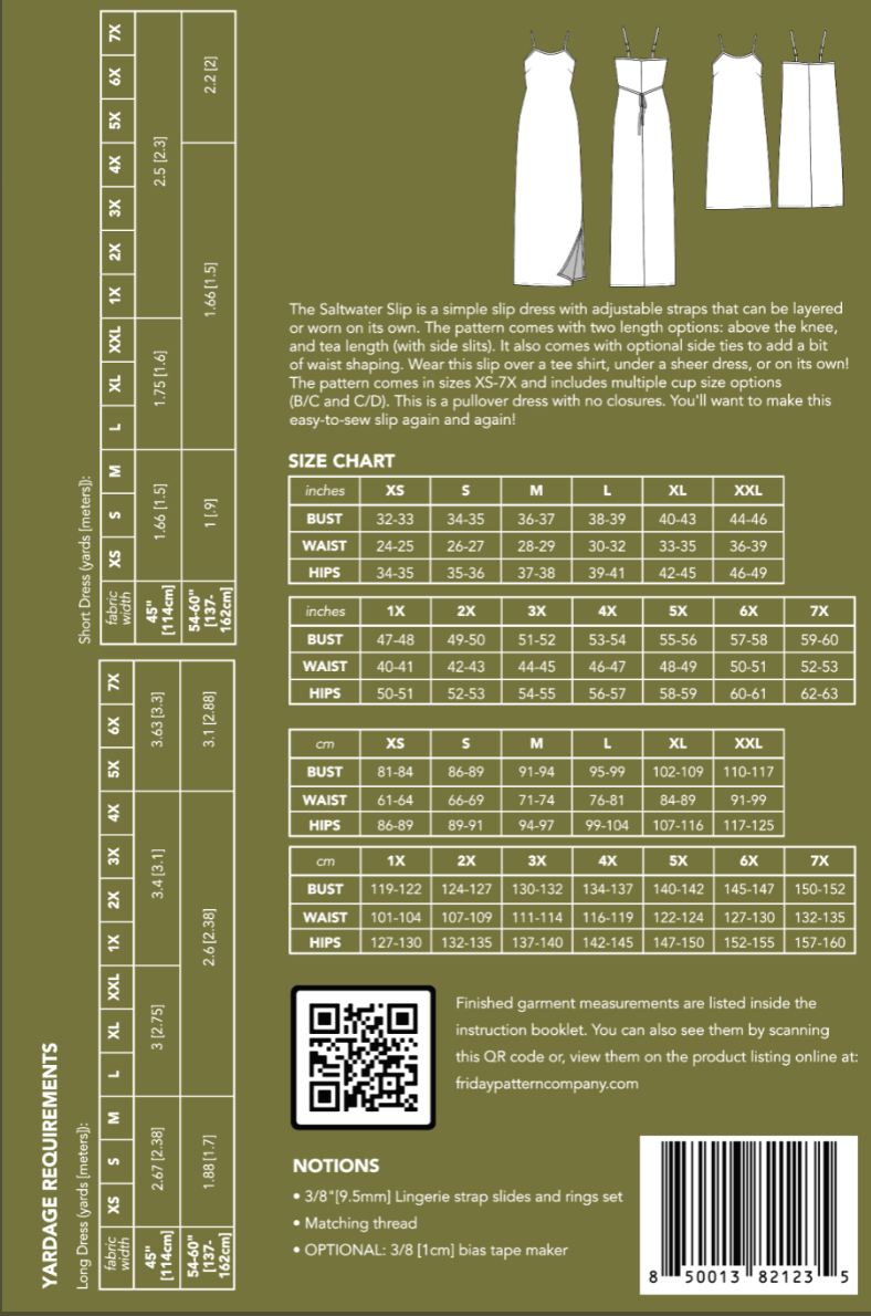 The Saltwater Slip by Friday Pattern Company