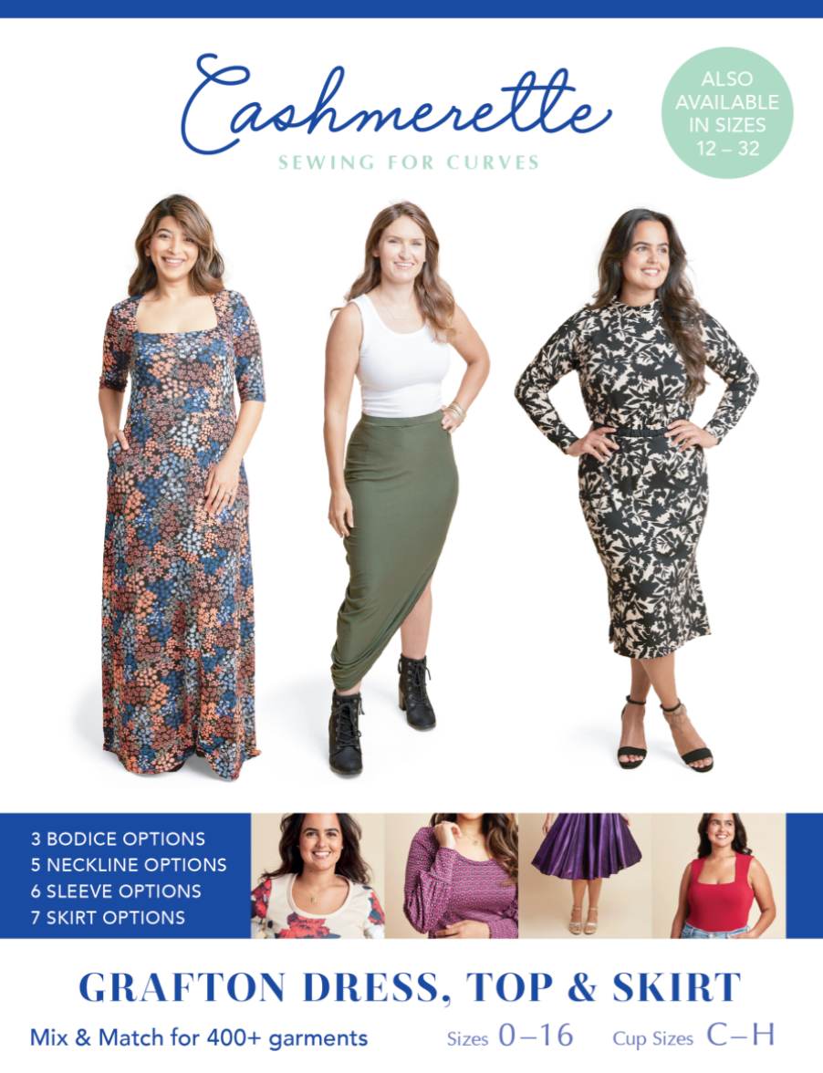 Grafton Dress, Top, and Skirt Pattern by Cashmerette