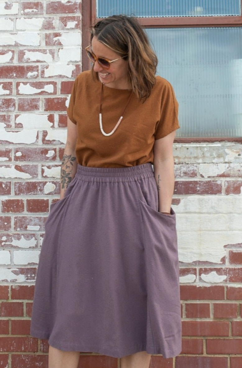 Gypsum Skirt by Sew Liberated