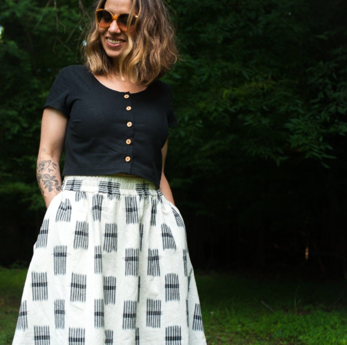 Gypsum Skirt by Sew Liberated