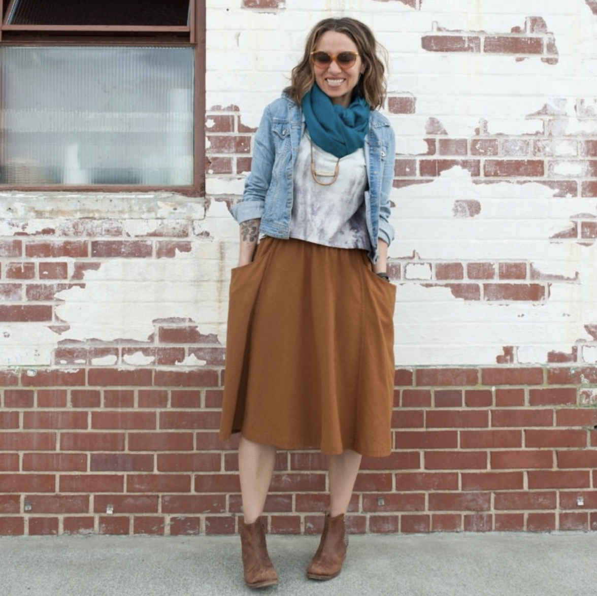 Gypsum Skirt by Sew Liberated