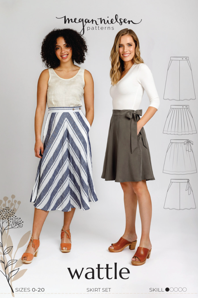 Wattle Skirt by Megan Nielsen