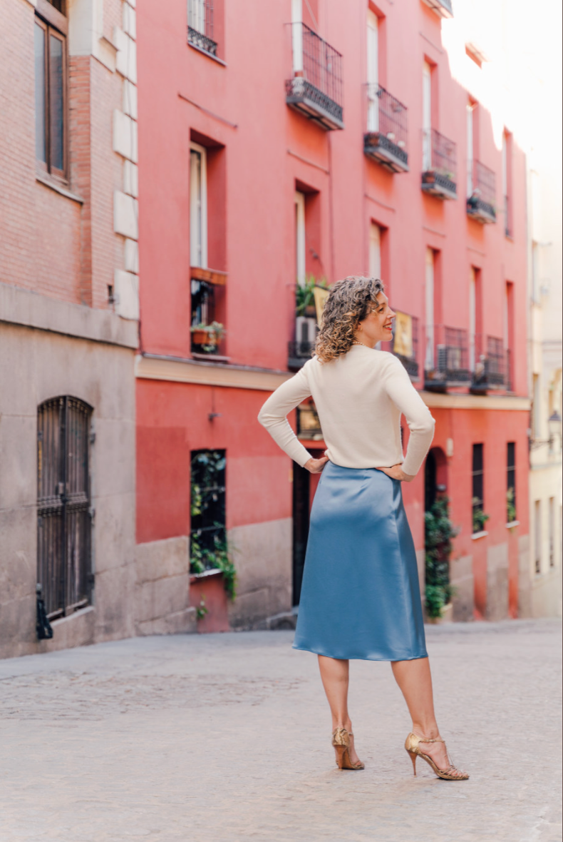 Garibaldi A-Line Skirt by Liesl & Co