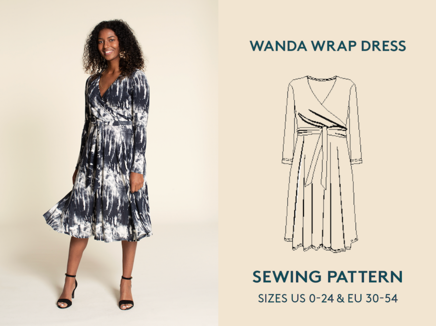 Wanda Wrap Dress by Wardrobe by Me