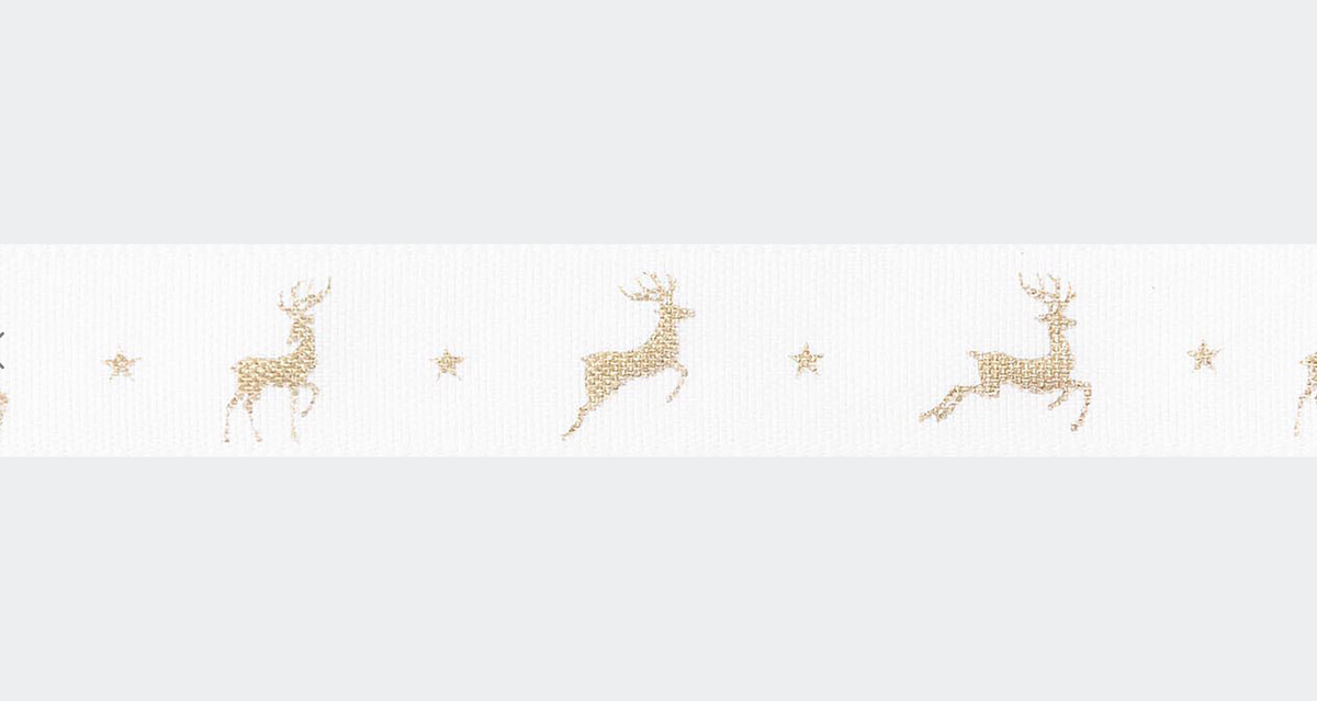 Reindeer Flight Grosgrain Ribbon