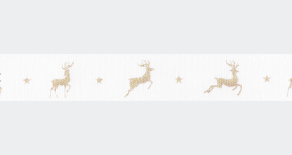 Reindeer Flight Grosgrain Ribbon