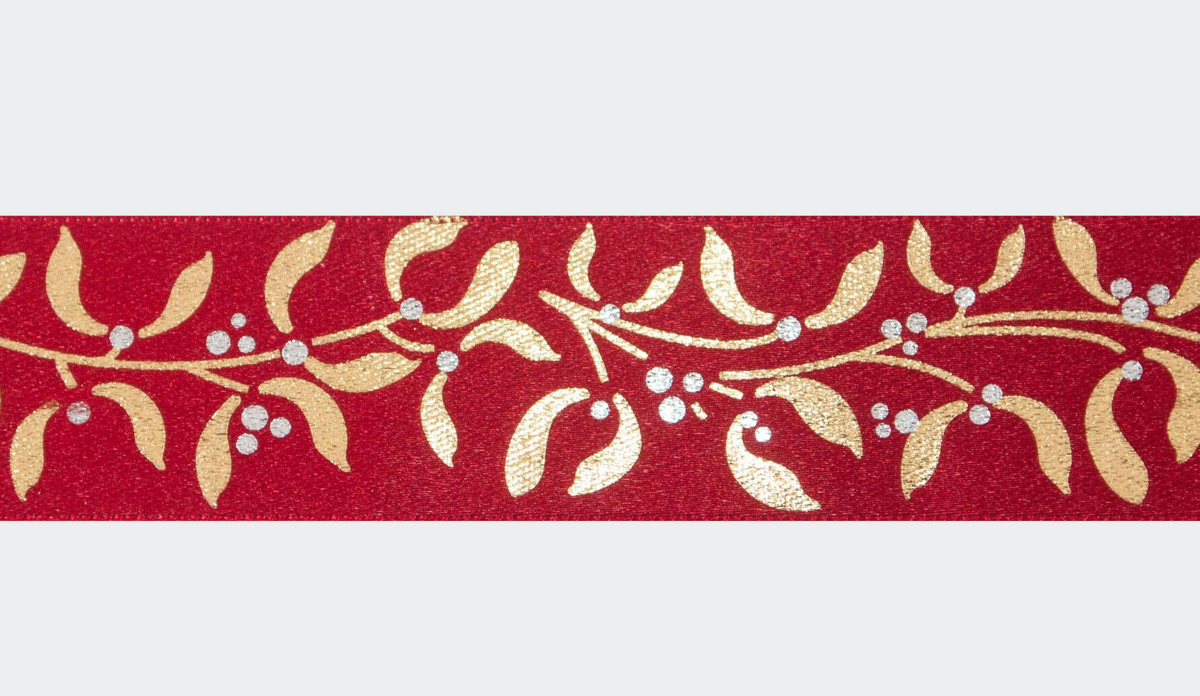 Mistletoe Wishes Satin Ribbon