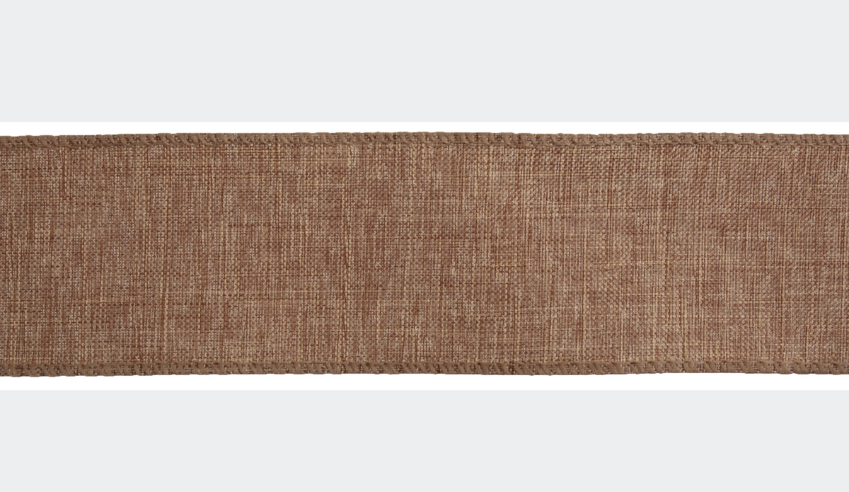 Wire Edge Hessian Ribbon
