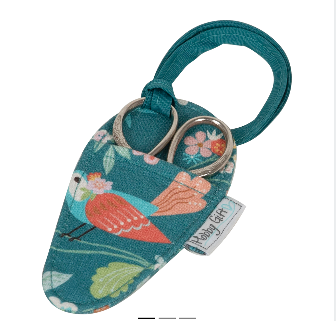 Decorative Scissors in Aviary Fabric Pouch