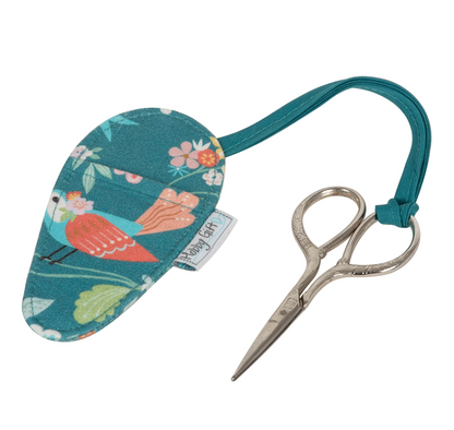 Decorative Scissors in Aviary Fabric Pouch