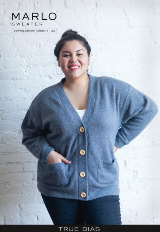 Marlo Sweater Pattern by True Bias