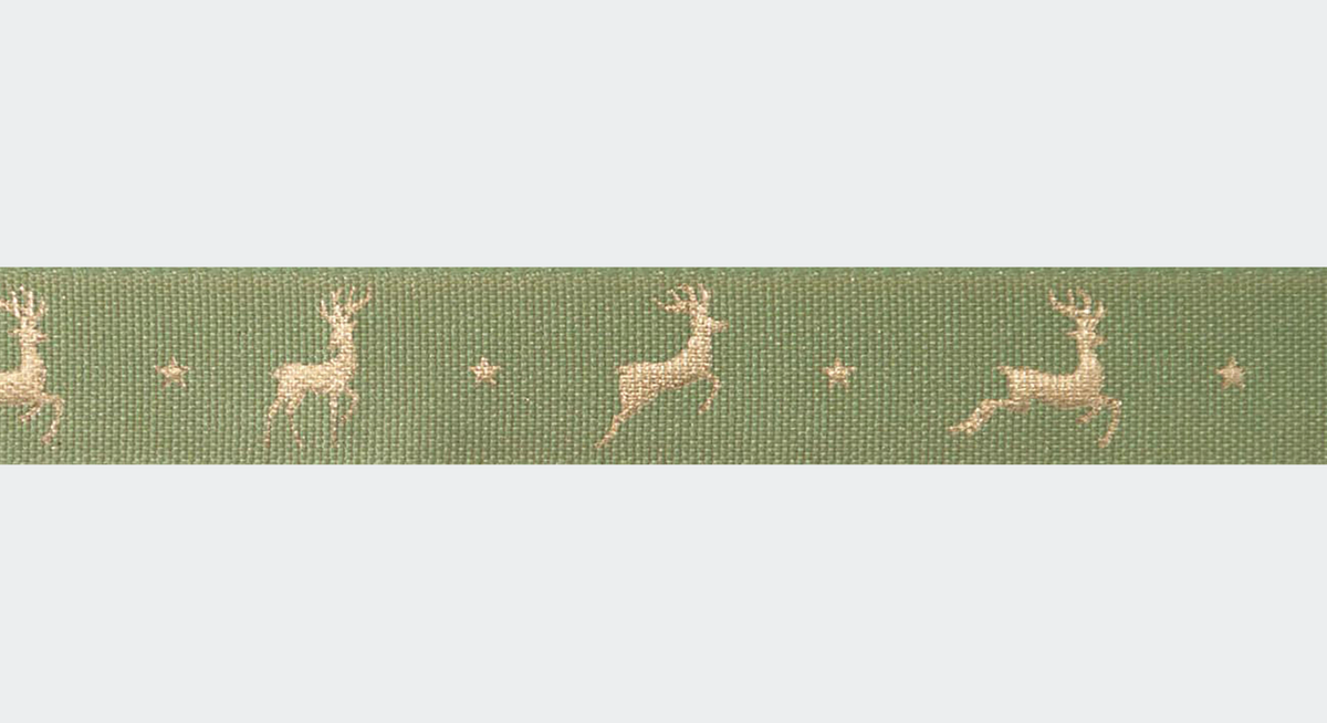 Reindeer Flight Grosgrain Ribbon