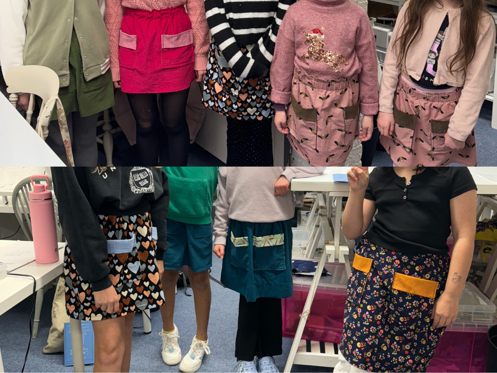 Beginners to Making Clothes: Skirt with Patch Pockets