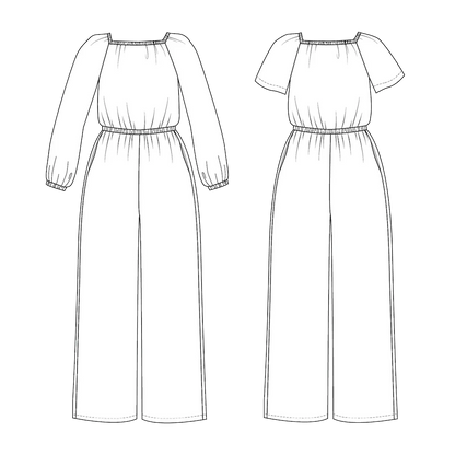 The Avenir Jumpsuit Pattern by Friday Pattern Company