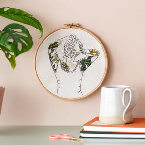 Botanical Tattoos Modern Embroidery Kit by Stitch Happy