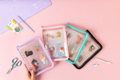 Label Stash Folder - GREEN - Sewing Label Storage