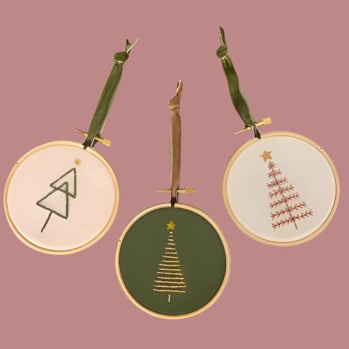 Beginners to Embroidery - Christmas Ornament Workshop